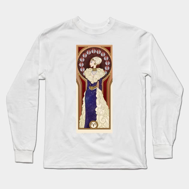 Aries Long Sleeve T-Shirt by kantonic